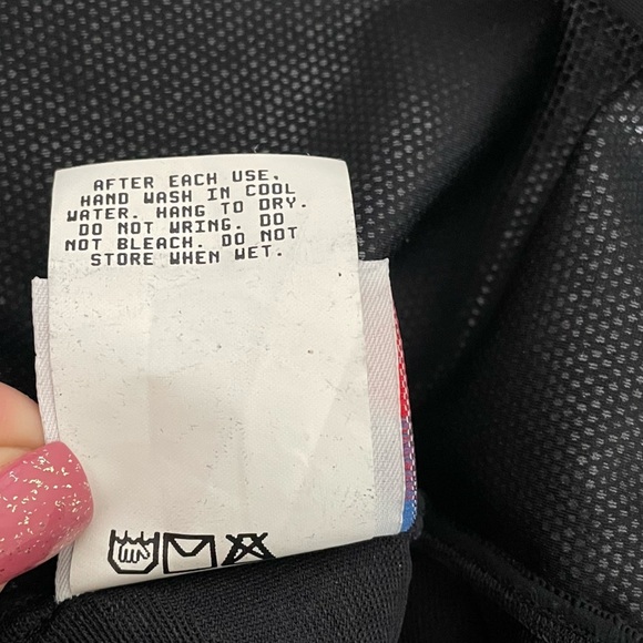 Speedo Vintage sparkling shiny Silver Swimsuit Tyra Banks Victorias Secret Sz 14 - Picture 14 of 15